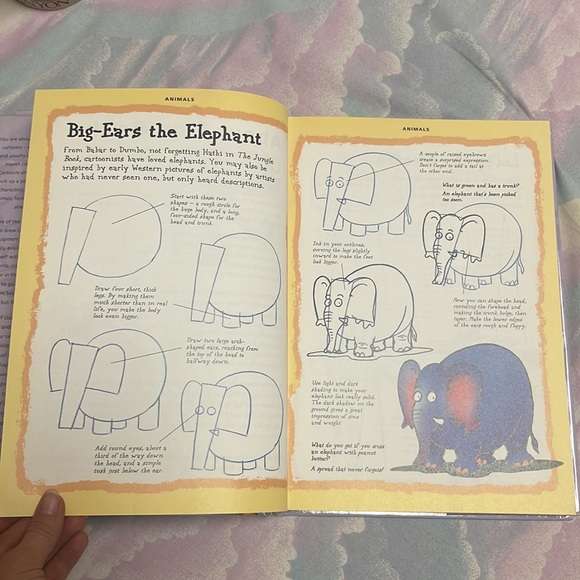 I Can Draw Cartoons hardcover book step-by-step introduction to drawing cartoons - Picture 11 of 17